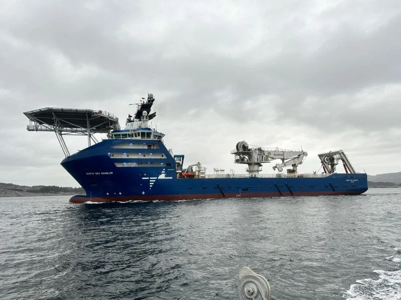Vessel photograph shared with Dipai’s North Sea Shipping partnership announcement.